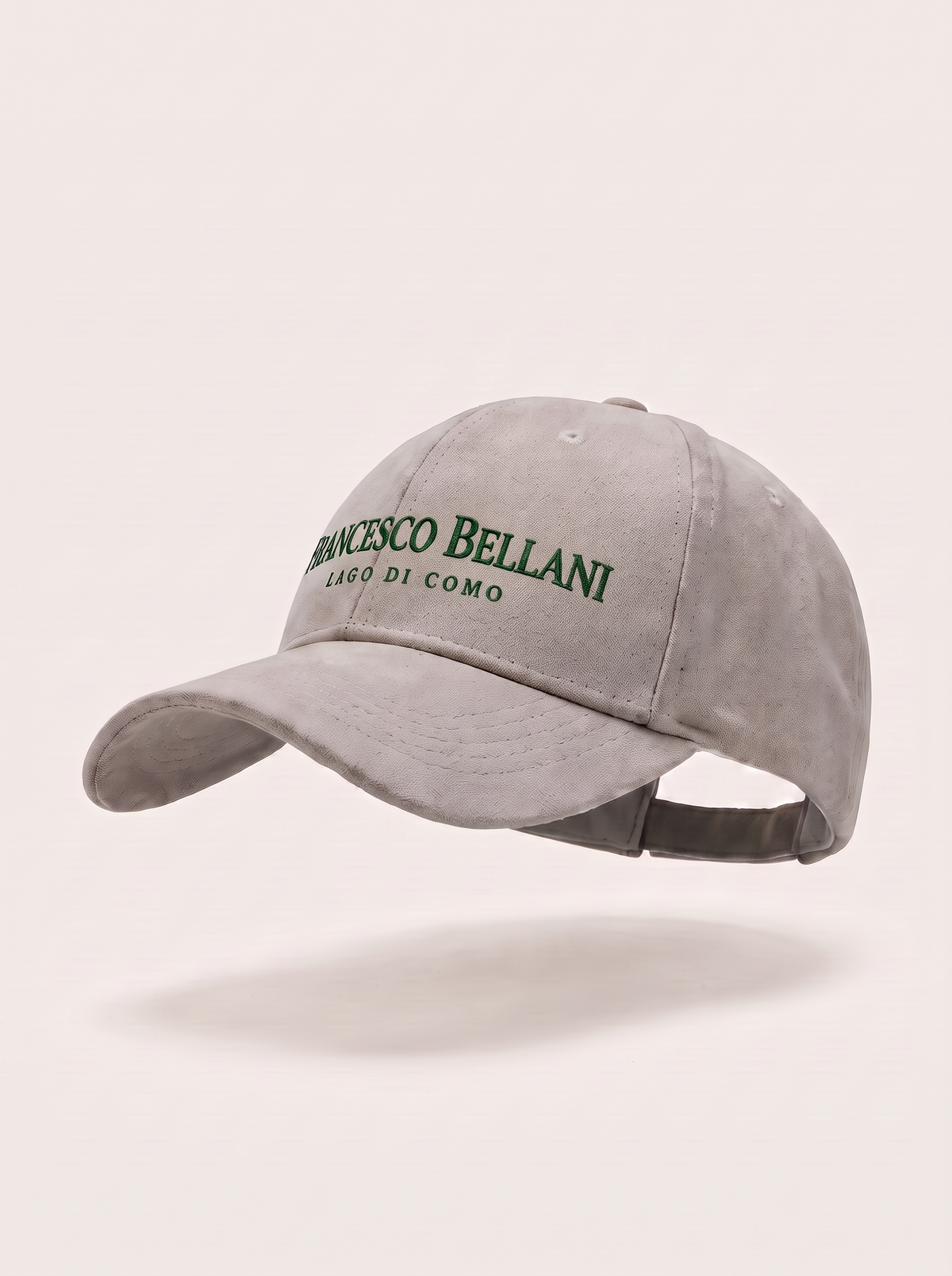 Francesco Bellani Rapallo cap in Grey — studio packshot