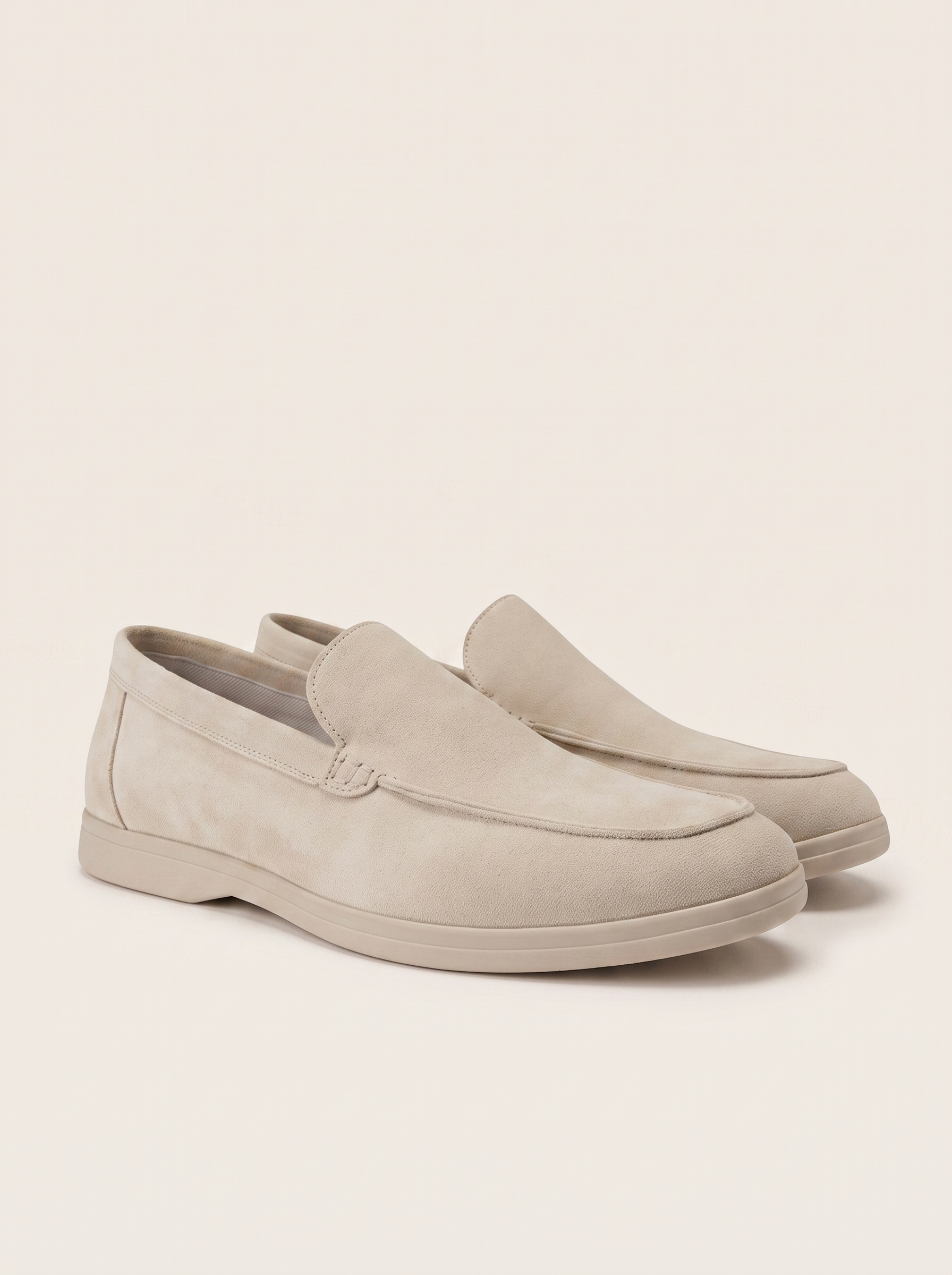 Francesco Bellani Bellagio loafer in Linen Beige leather — studio packshot