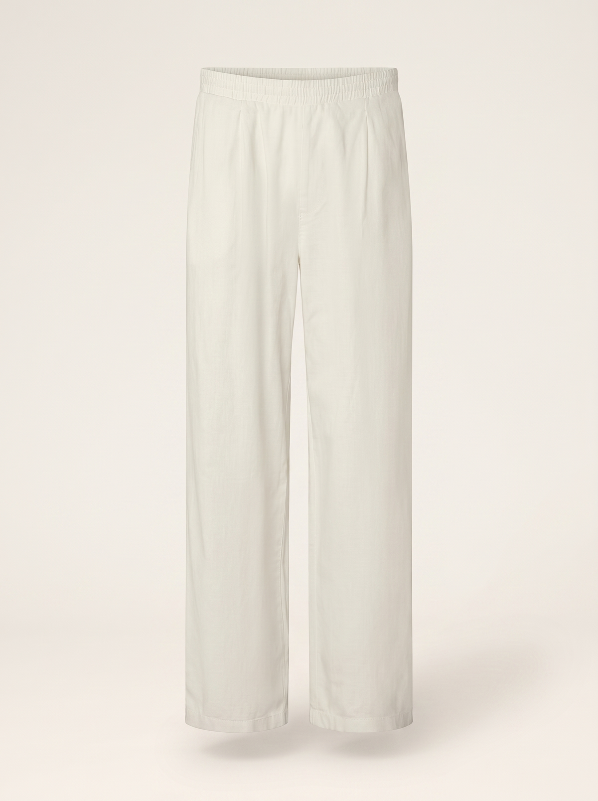 Francesco Bellani Portofino linen trouser in Natural — studio packshot