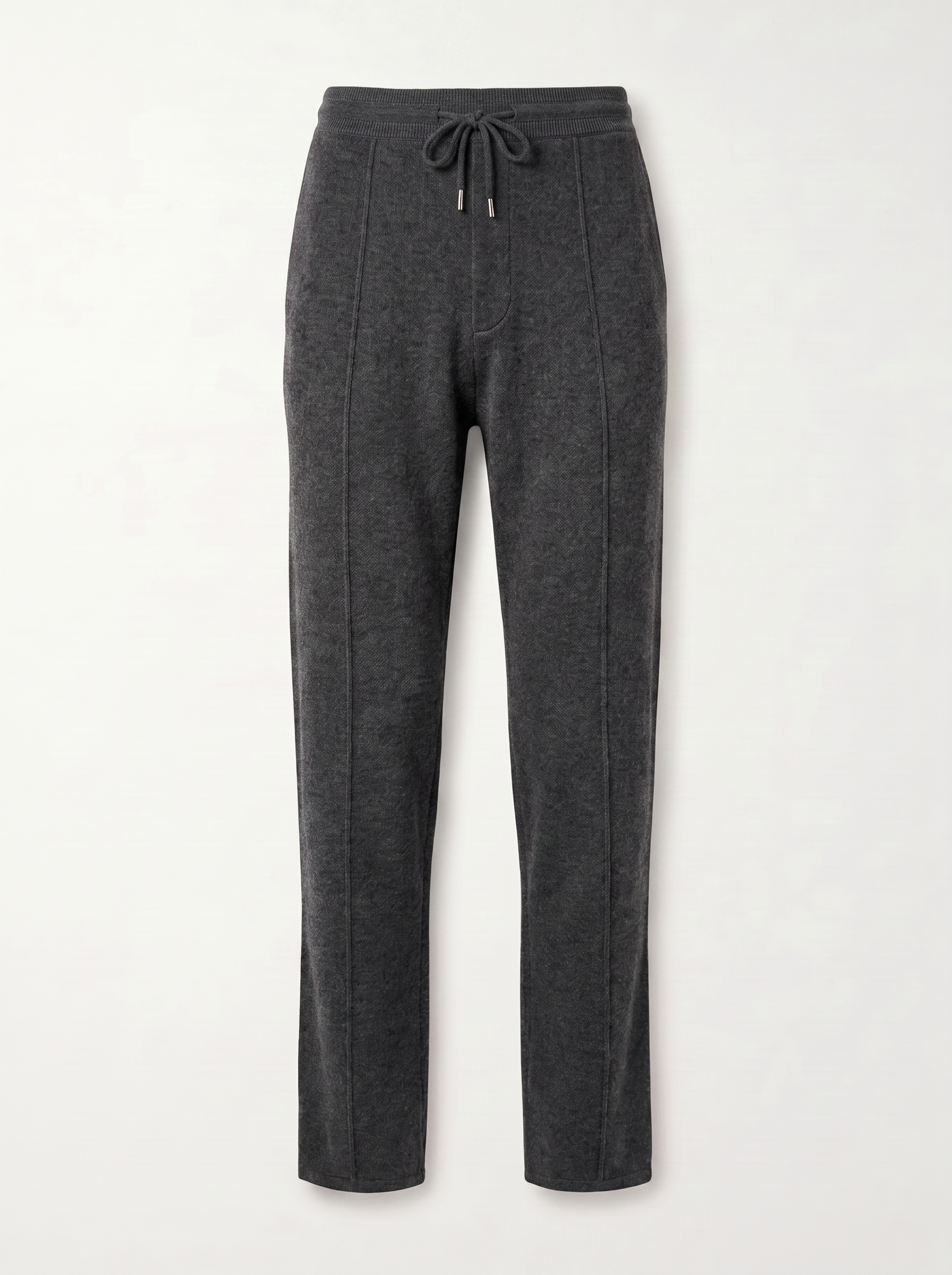 Francesco Bellani Menaggio knit trouser in Dark Grey — studio packshot
