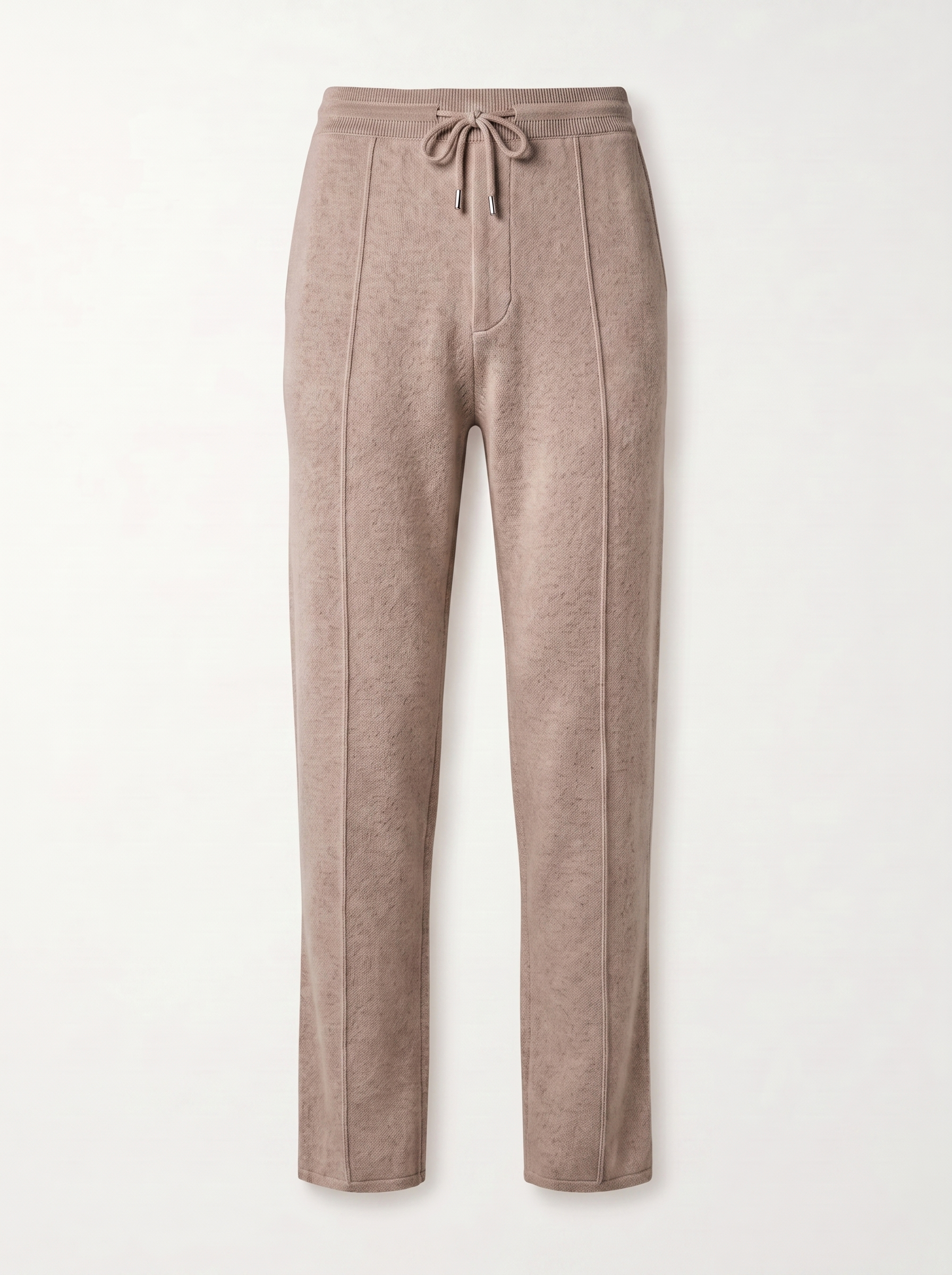 Francesco Bellani Menaggio knit trouser in Plum — studio packshot