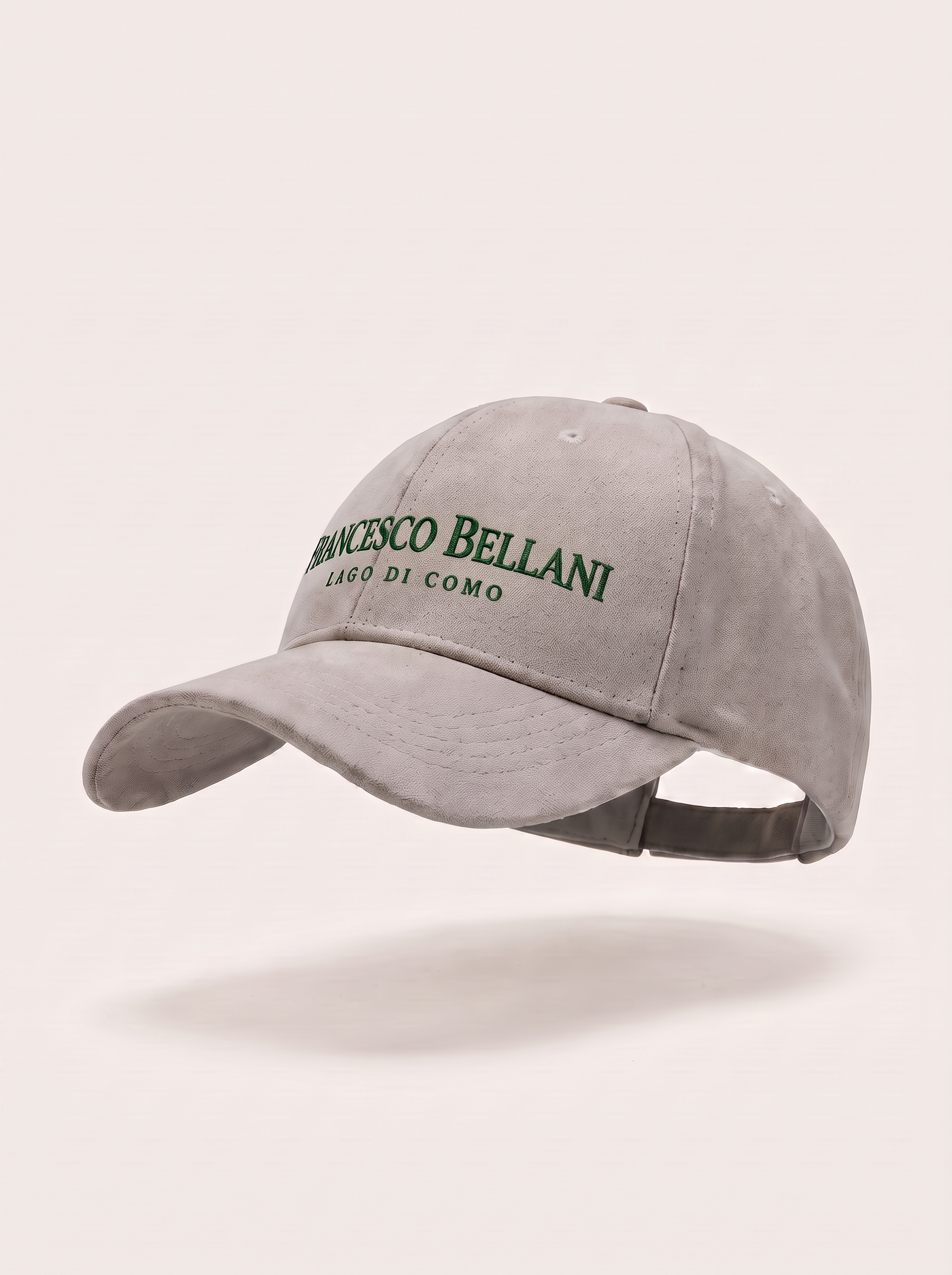 Francesco Bellani Rapallo cap in Grey — studio packshot