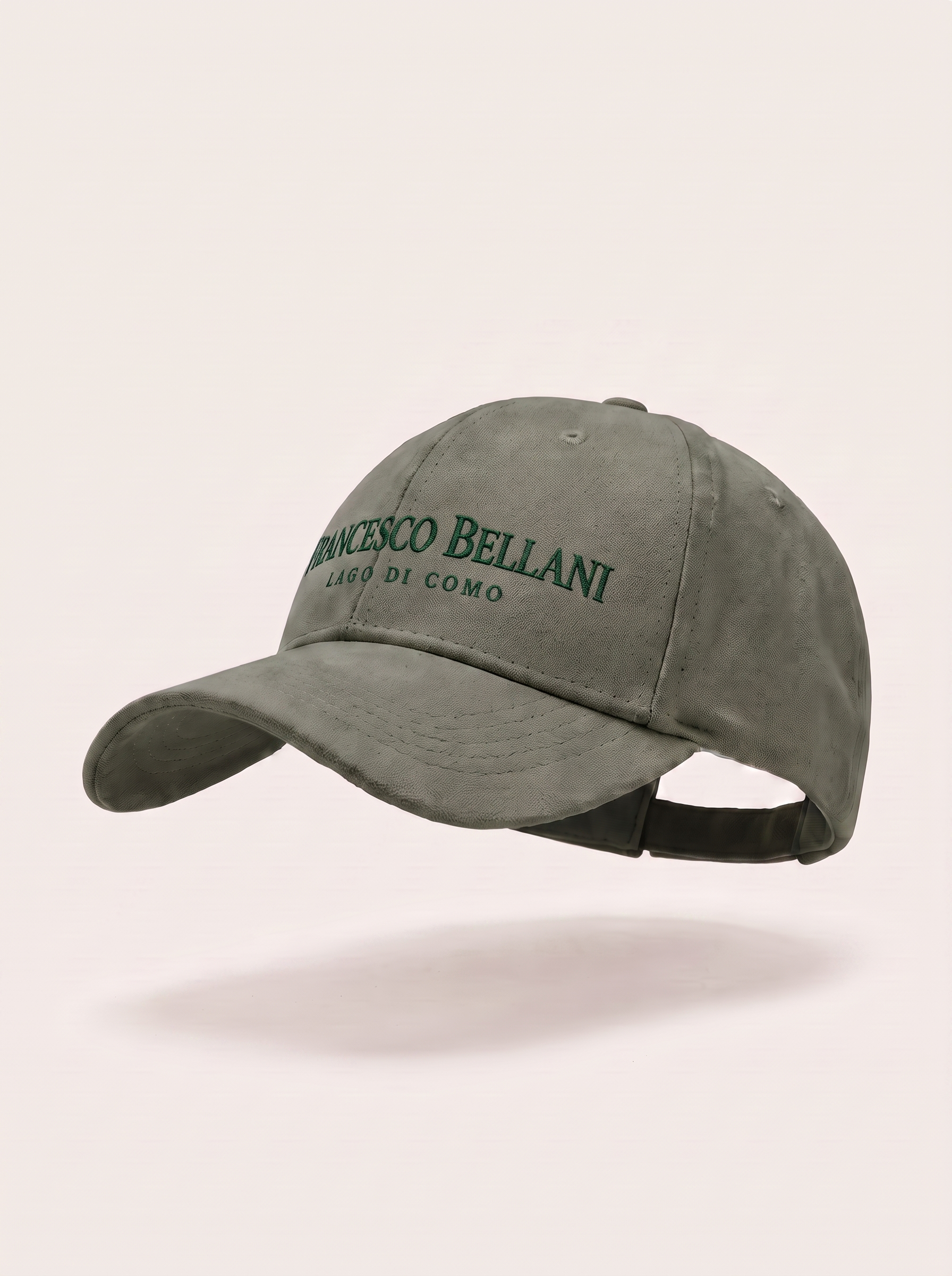 Francesco Bellani Rapallo cap in Dark Green — studio packshot